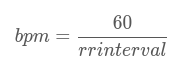 BPM formula